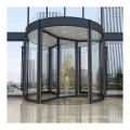 Smart rotating 3 wings manual or automatic revolving door for hotel project